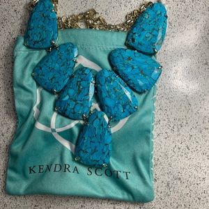 Kendra Scott Variegated Turquoise Harlow